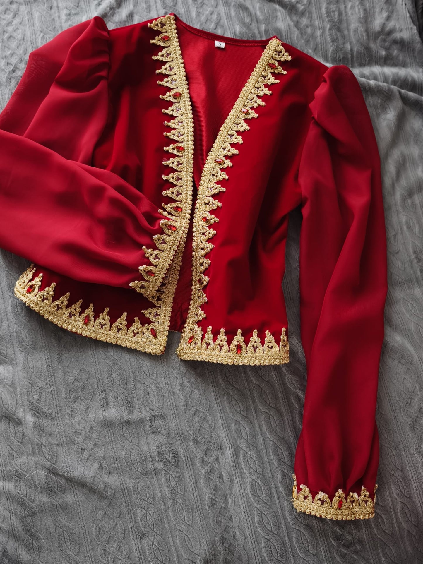 veste BERBERE ROUGE