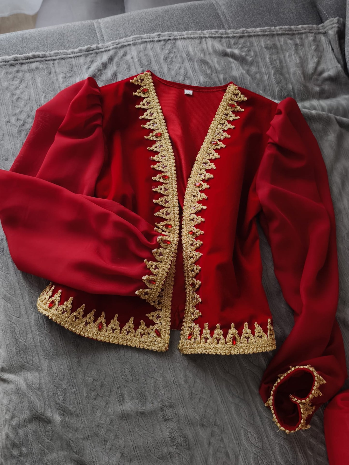 veste BERBERE ROUGE